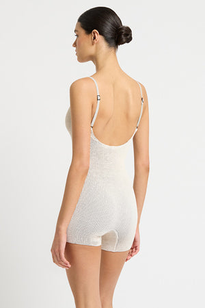 Bond-eye The Rene Playsuit - Coconut Milk