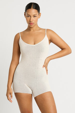 Bond-eye The Rene Playsuit - Coconut Milk