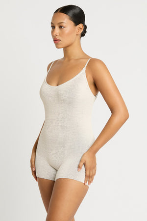 Bond-eye The Rene Playsuit - Coconut Milk