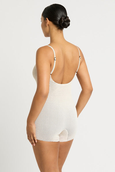Bond-eye The Rene Playsuit - Coconut Milk