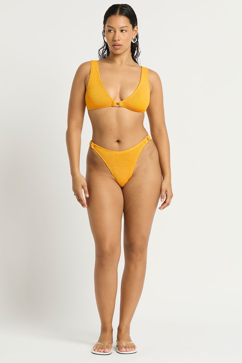 Bond-Eye Ring Scout Crop - Saffron Recycled