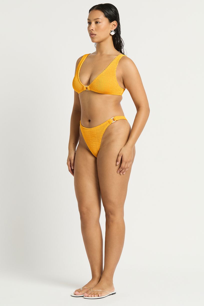 Bond-Eye Ring Scout Crop - Saffron Recycled