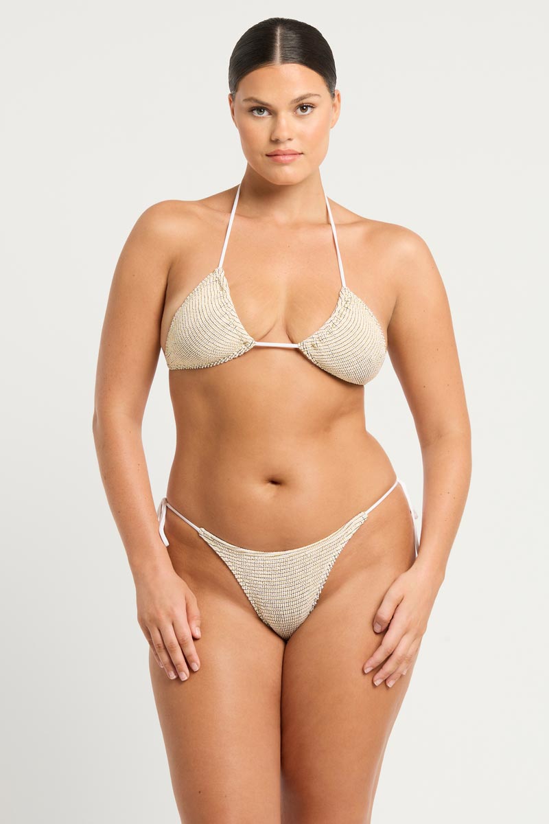 Bond-eye The Ingrid Tri - White Lurex