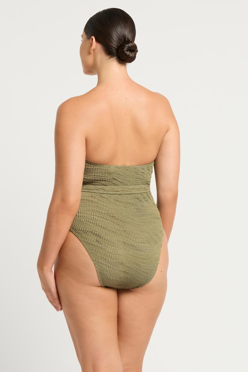 Bond-eye The Belt Fane One Piece - Sage Tiger