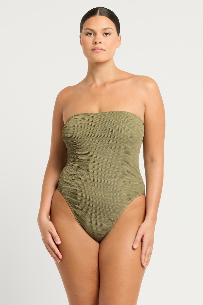 Bond-eye The Belt Fane One Piece - Sage Tiger