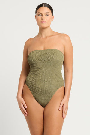 Bond-eye The Belt Fane One Piece - Sage Tiger