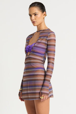 Bond-eye Gisele 2.0 Mini Dress - Geo Mesh