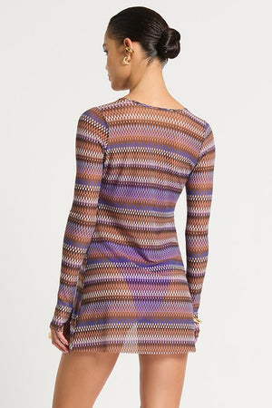 Bond-eye Gisele 2.0 Mini Dress - Geo Mesh