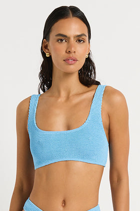 Bond-Eye Malibu 2.0 Crop - Cloud Blue Recycled