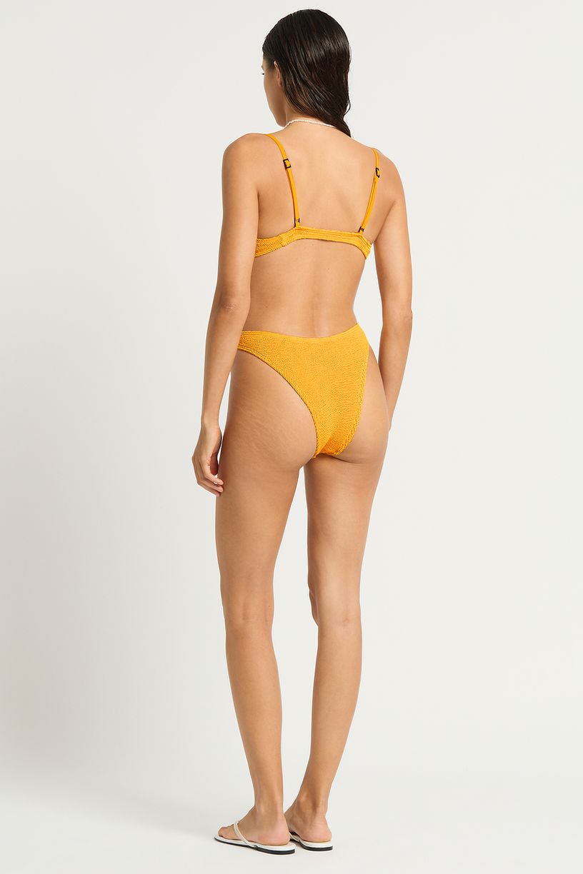 Bond-Eye Edwards Crop - Saffron Recycled