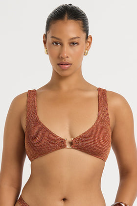 Bond-Eye Maven Crop - Ginger Lurex