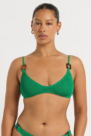 Bond-Eye Ring Edwards Crop - Jade Green