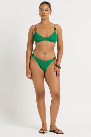Bond-Eye Ring Edwards Crop - Jade Green