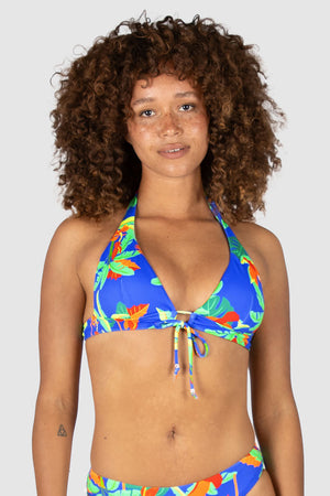 Baku Longline Halter Bra - Rio Grande