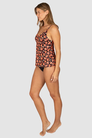 Baku Loose Singlet - Flamenco