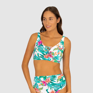 Baku E/F/G Lace Up Bra - Bermuda