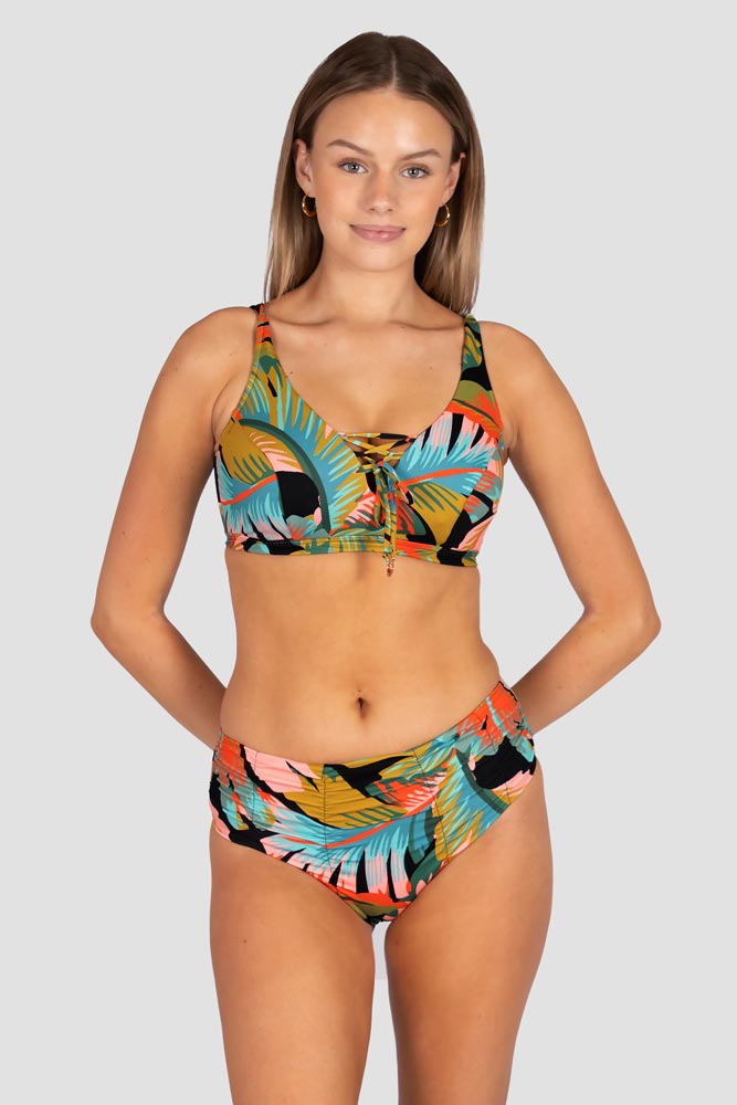 Baku F/G Lace Up Bra - Kokomo