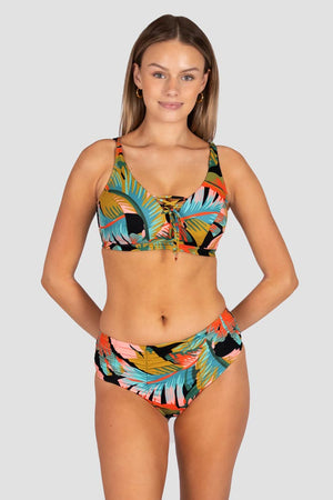 Baku F/G Lace Up Bra - Kokomo