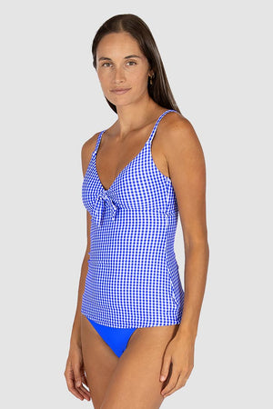 Baku 50s Tie Singlet - Riviera