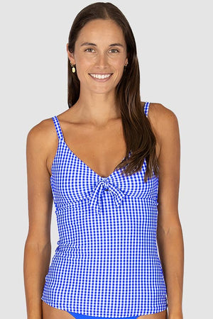 Baku 50s Tie Singlet - Riviera