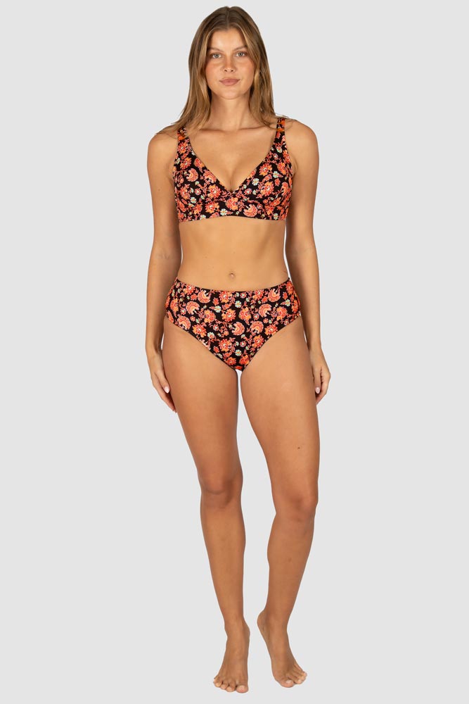 Baku Mid Pant - Flamenco