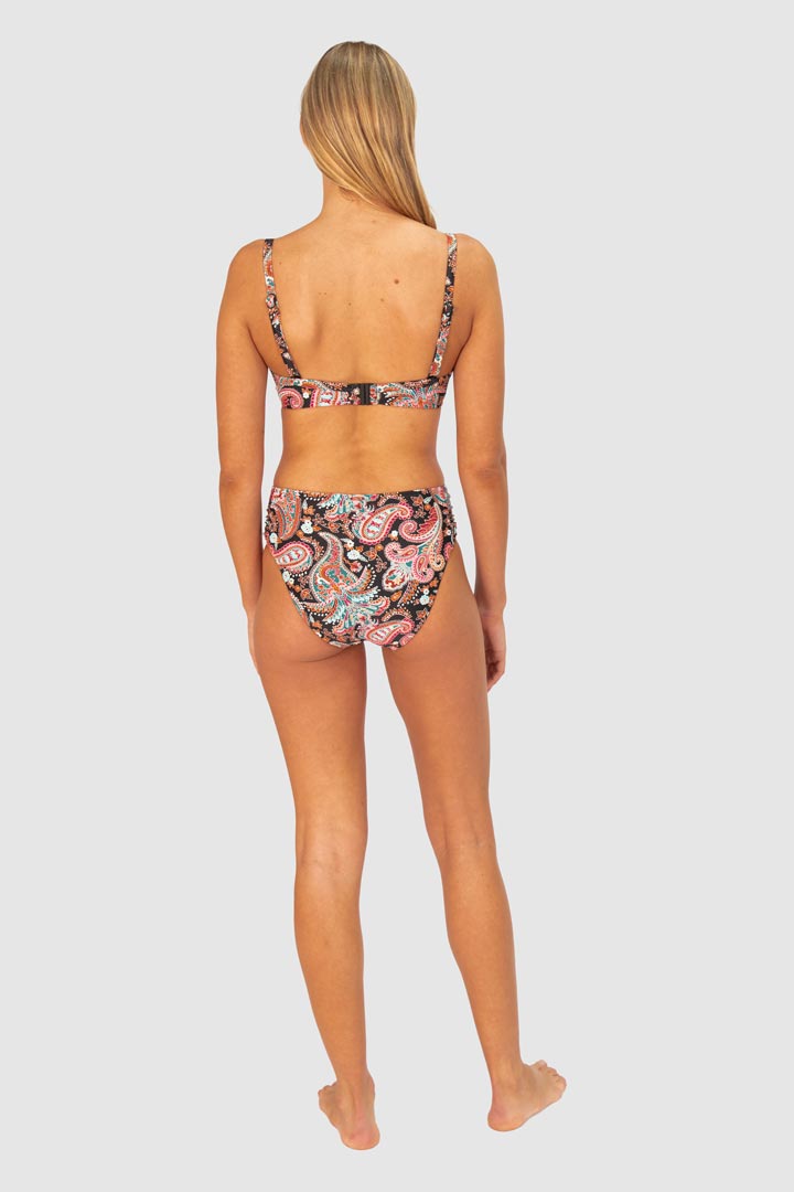 Baku Ruched Mid Pant - Marrakesh