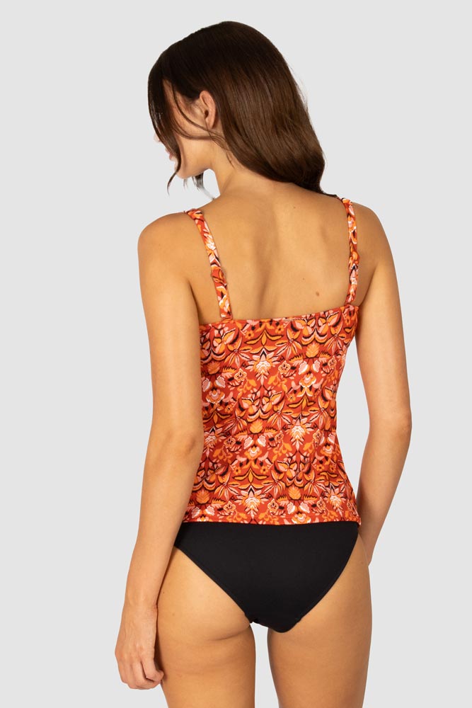Baku D/E Underwire Square Neck Singlet - Free Spirit
