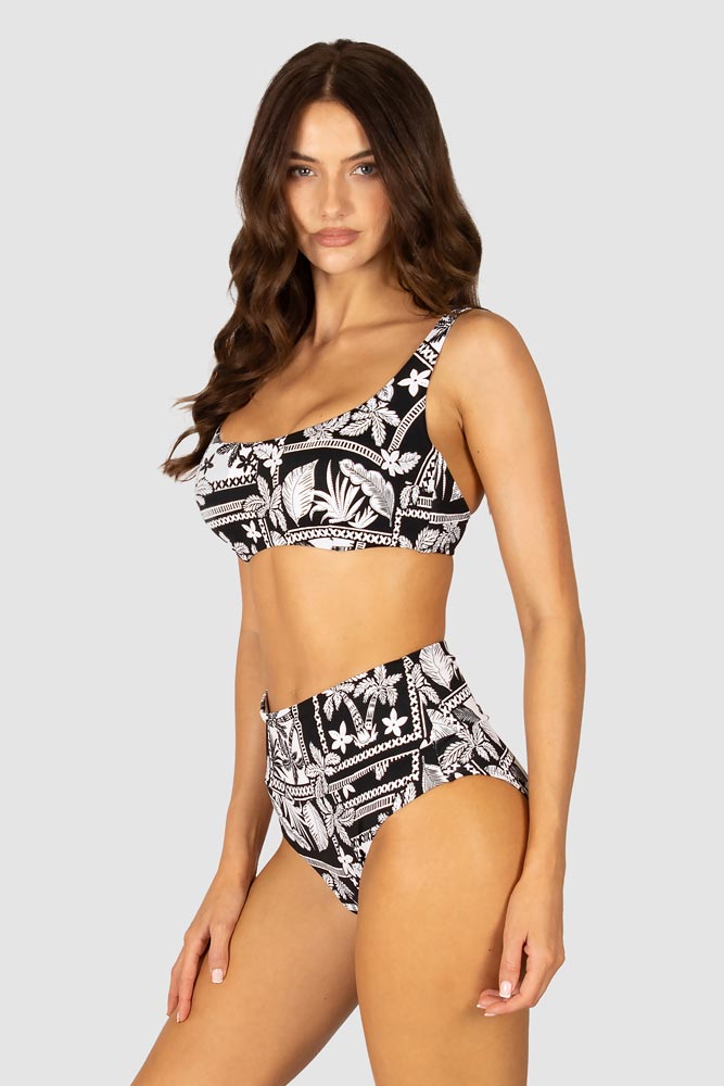 Baku C-DD Square Neck Top - Cruz Del Mar