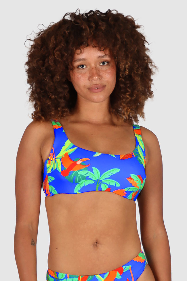 Baku Underwire Square Bralette - Rio Grande