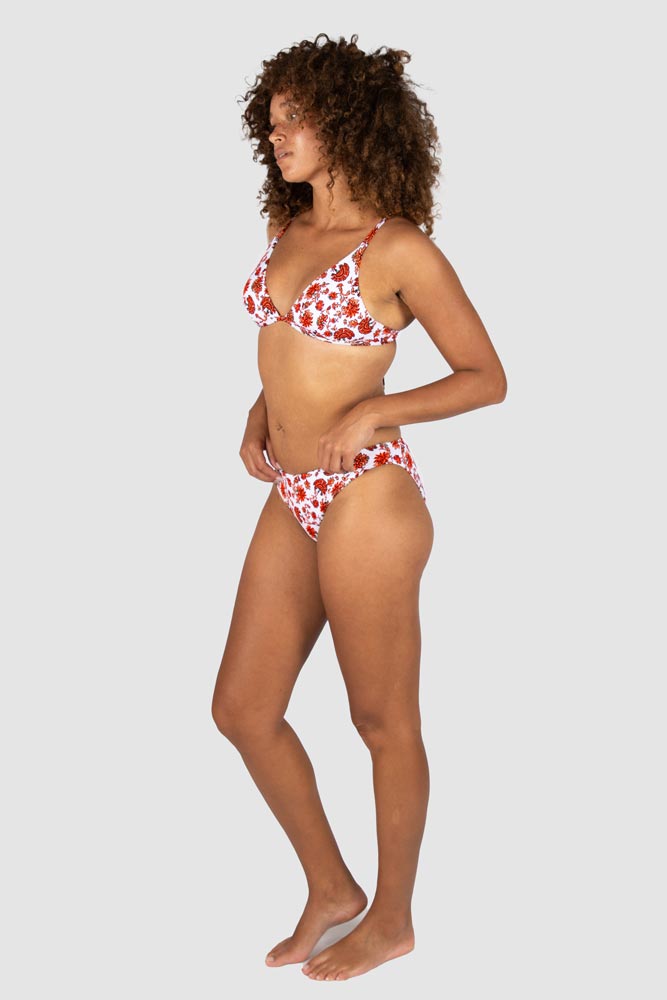 Baku Longline Tri Bra - Flamenco