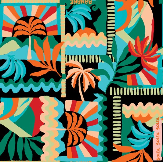 Baku 80s Rio Scoop Pant - Grenada