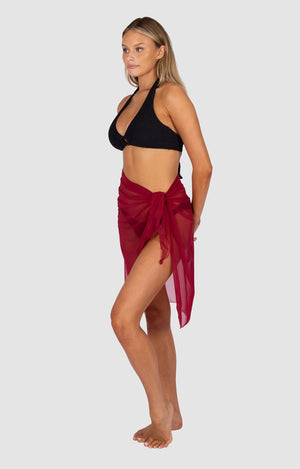 Baku Long Mesh Pareo Sarong