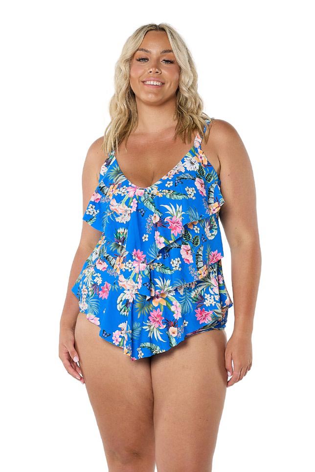 Capriosca 3 Tier Tankini Top - Florida