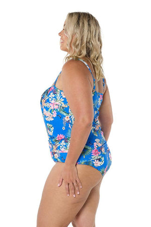 Capriosca Flouncy Tankini Top - Florida