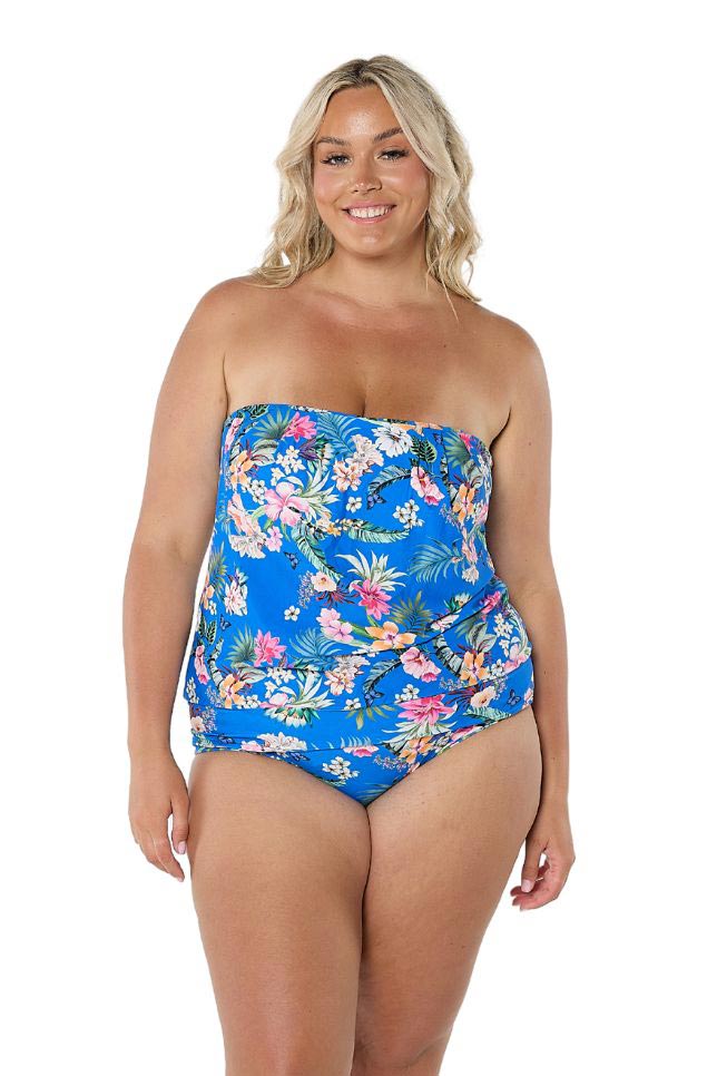 Capriosca Flouncy Tankini Top - Florida