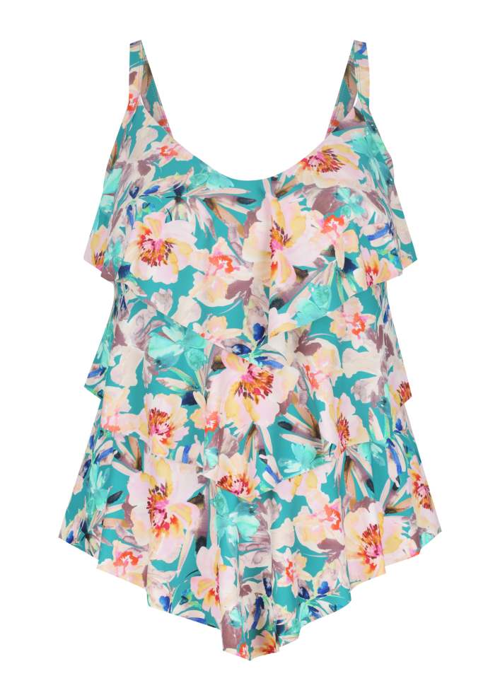 Capriosca 3 Tier Tankini Top - Maui
