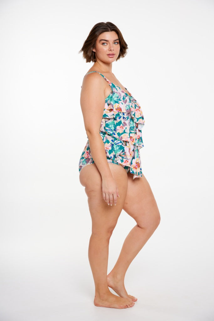Capriosca 3 Tier Tankini Top - Maui