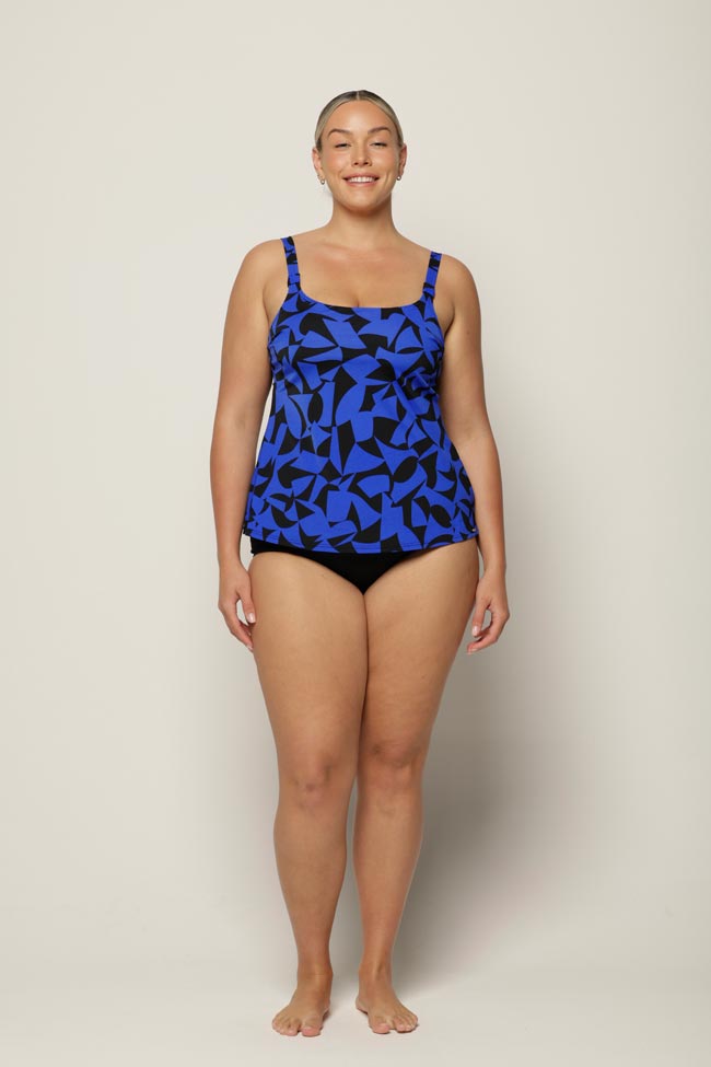 Capriosca Tank Tankini Top - Regatta