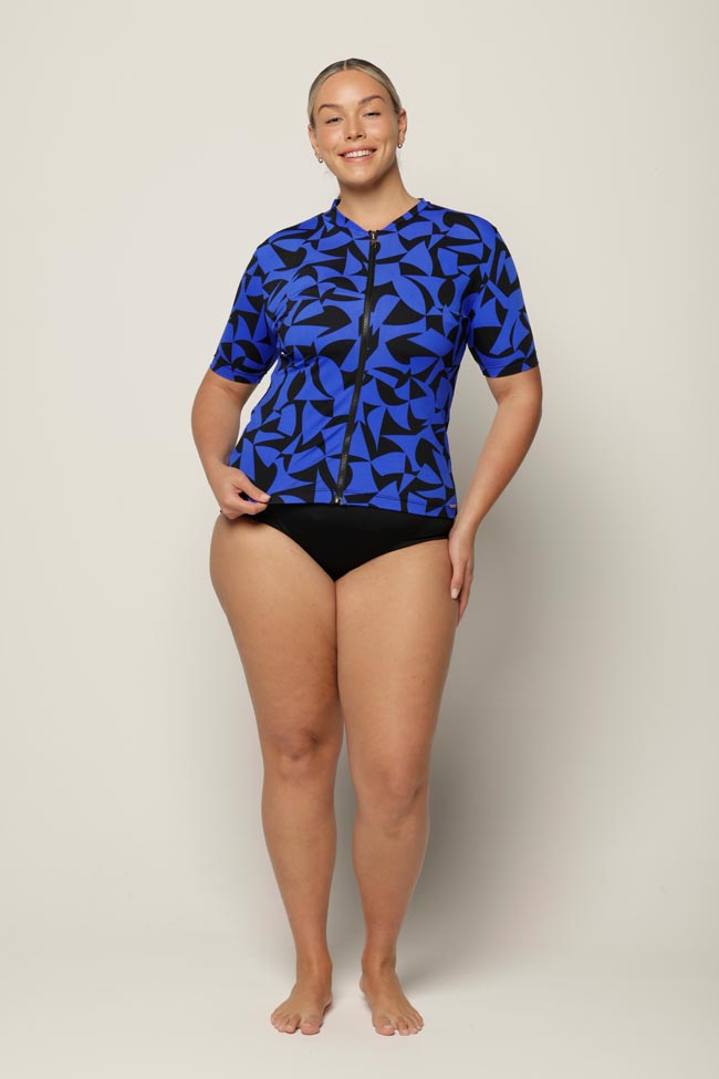 Capriosca Short Sleeve Rash Vest - Regatta