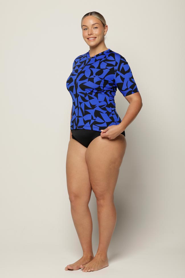 Capriosca Short Sleeve Rash Vest - Regatta