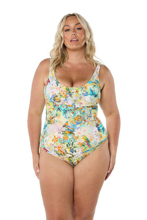 Capriosca Scooped One Piece - Tropicana