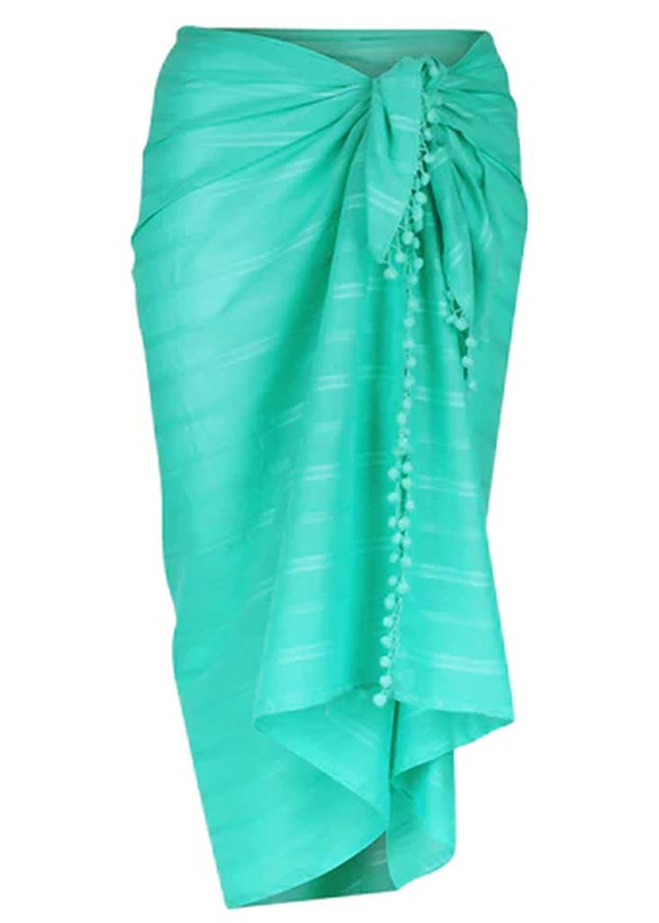 Capriosca Cotton Sarong - Jade