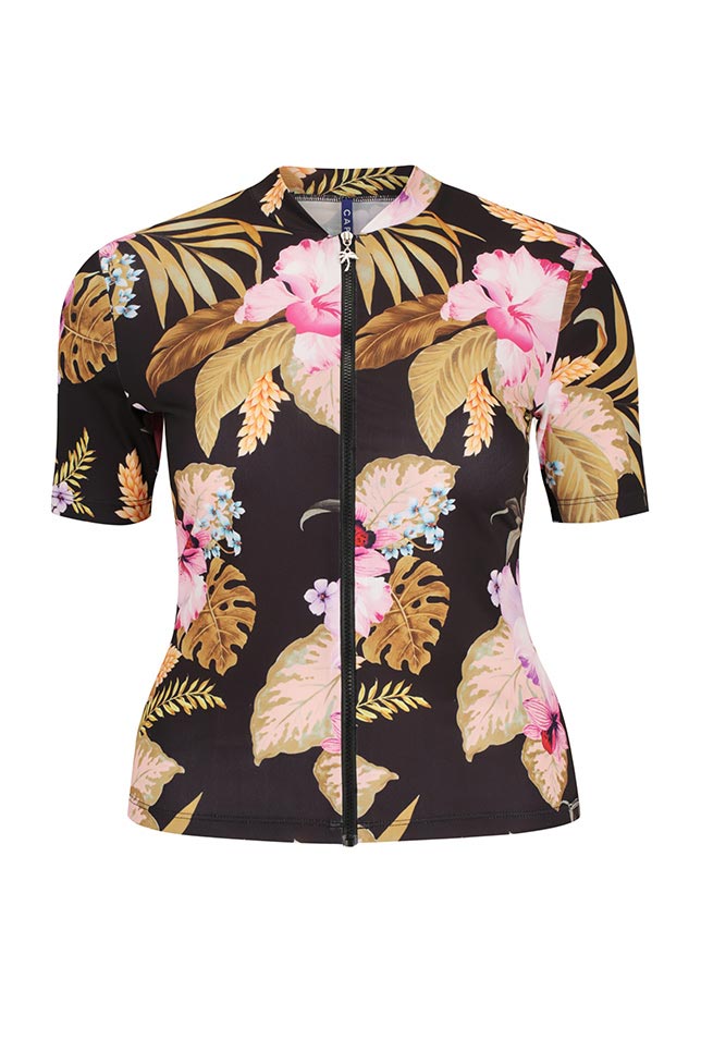 Capriosca Short Sleeve Rash Vest - Caribbean