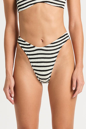 Bond-eye Christy Brief - Black Dot Stripe