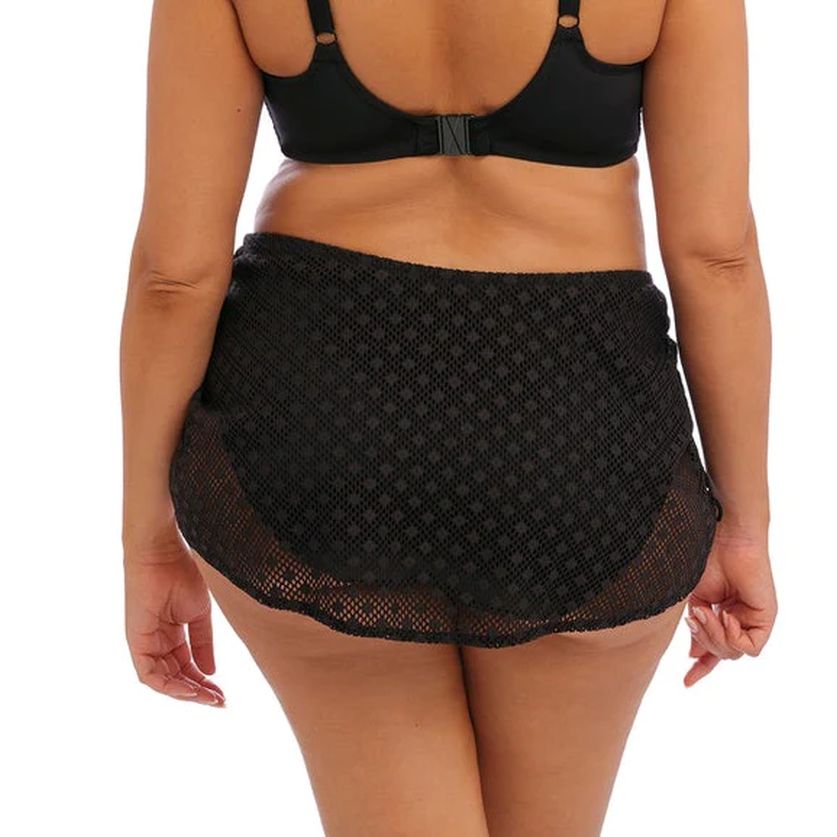 Elomi Adjustable Skirted Bikini Brief - Bazaruto Black