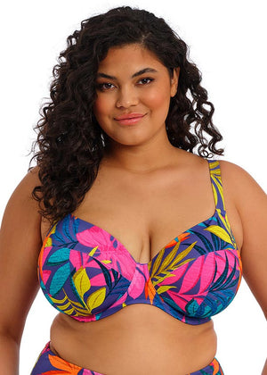 Elomi Underwire Plunge Bikini Top - Porto Rafti