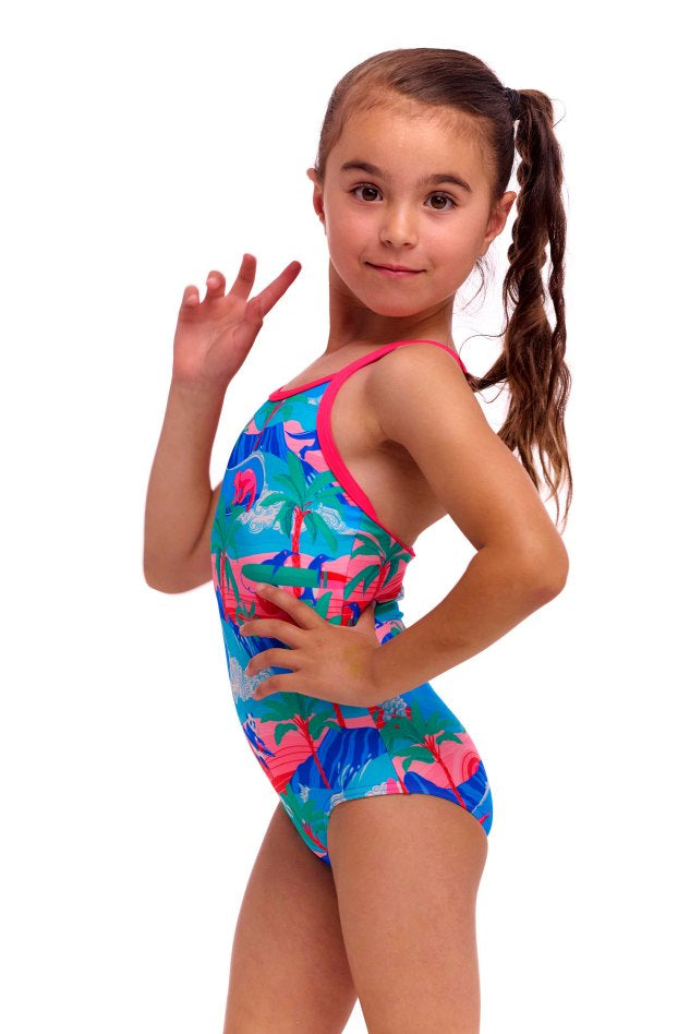 Funkita Toddler Girls Printed One Piece - Dudette