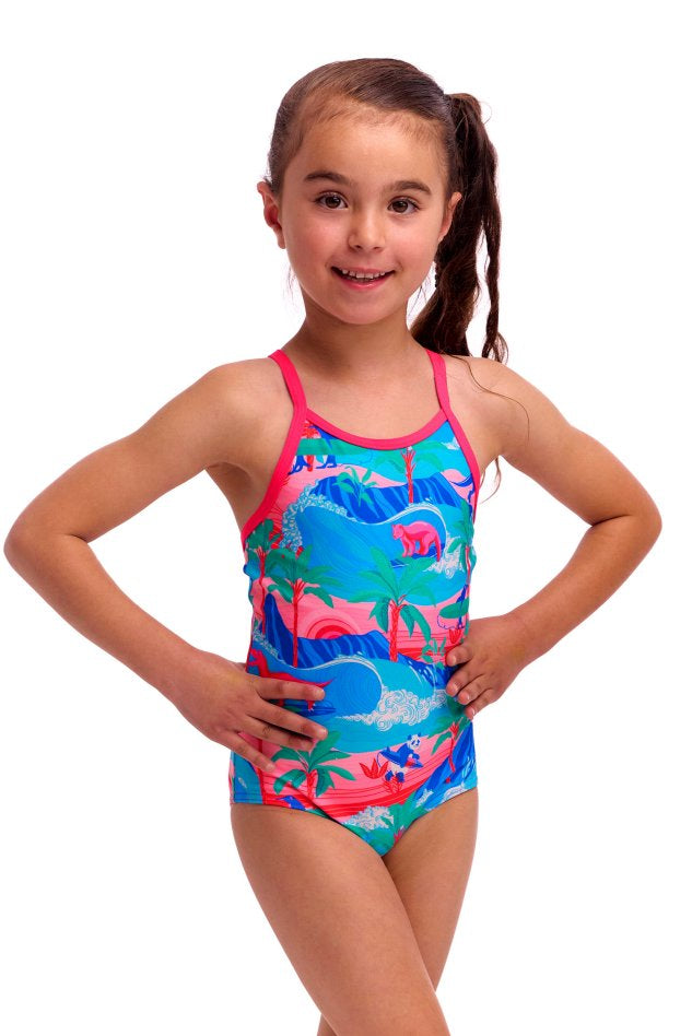 Funkita Toddler Girls Printed One Piece - Dudette