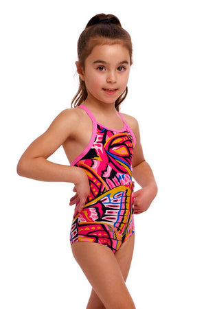 Funkita Toddler Girls Printed One Piece Lover Flies
