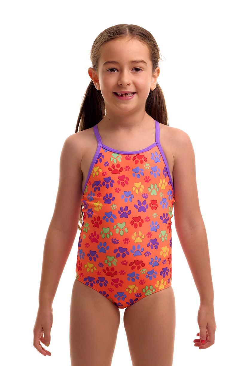 Funkita Toddler Girls Printed One Piece - Paw Paw image 1